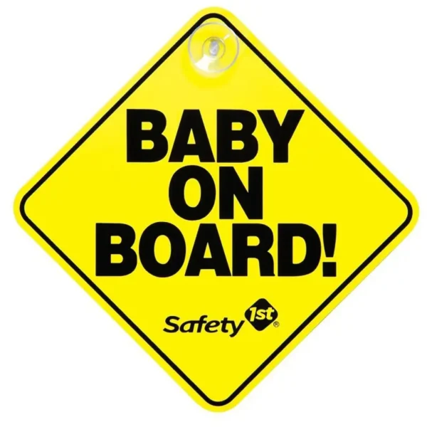 safety 1st baby on board sign