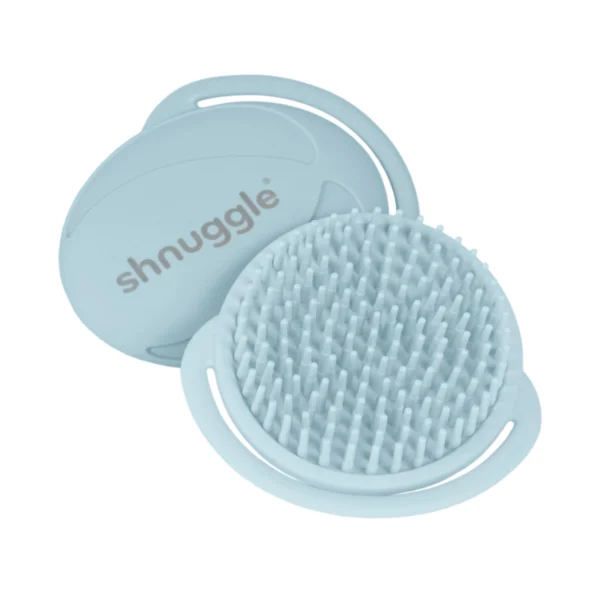 shnuggle baby brush blue