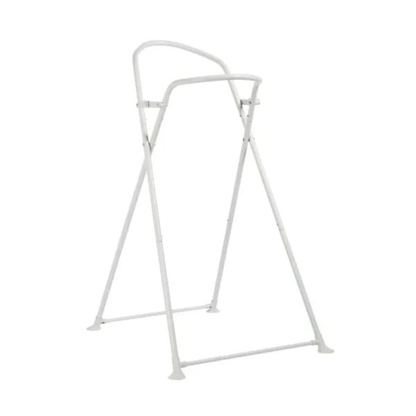 shnuggle metal folding bath stand white