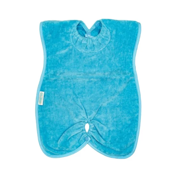 Silly Billyz Towel High Chair Hugger Bib - Aqua