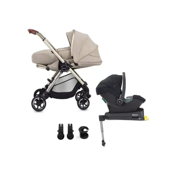 silver cross dune with newborn pod travel pack stone