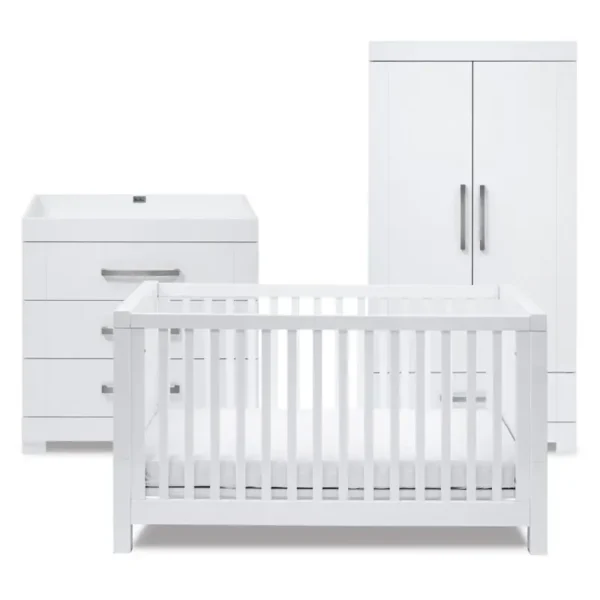 Silver Cross Notting Hill 3 Piece Room Set - White (Clearance)