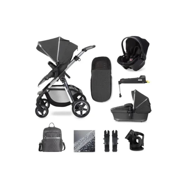 Silver Cross Pioneer 21 Simplicity Plus & Isofix Base Bundle Travel System - Clay