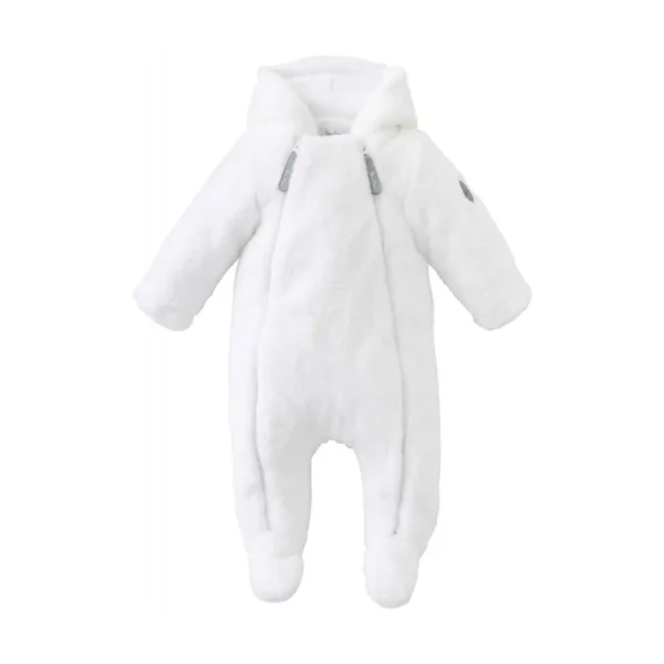 silver cross unisex new baby fur pramsuit white 9 12 months