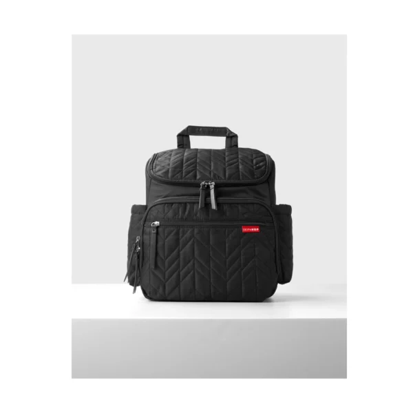 skip hop forma changing backpack black