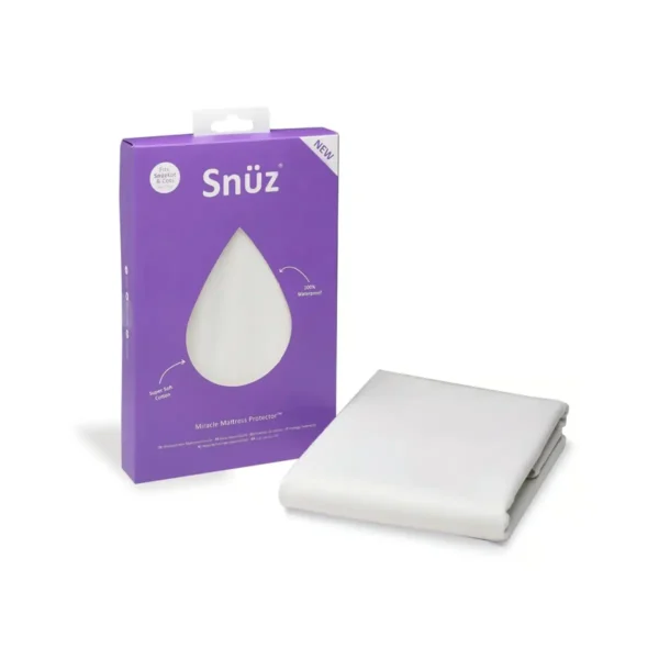 SnuzKot Cot Bed Mattress Protector-White