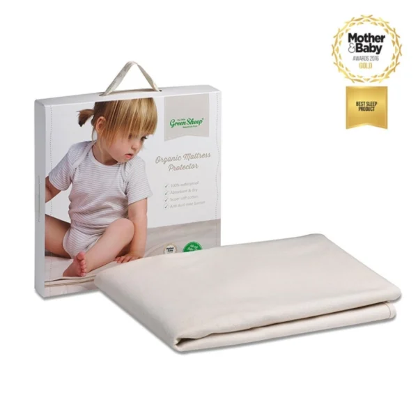 the little green sheep waterproof cot bed mattress protector