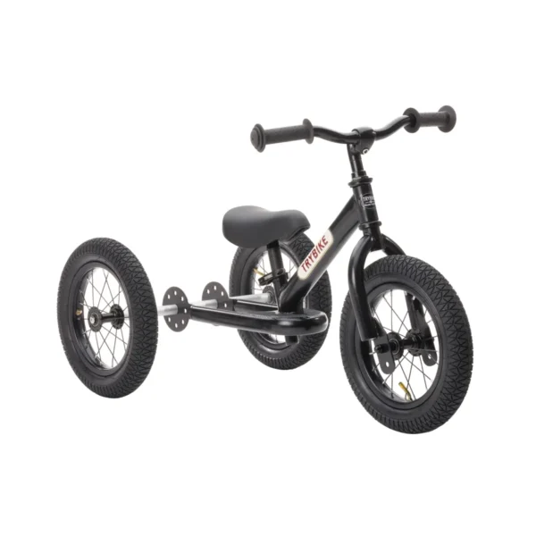 Trybike-Steel 2 In 1 Balance Trike- Vintage Black