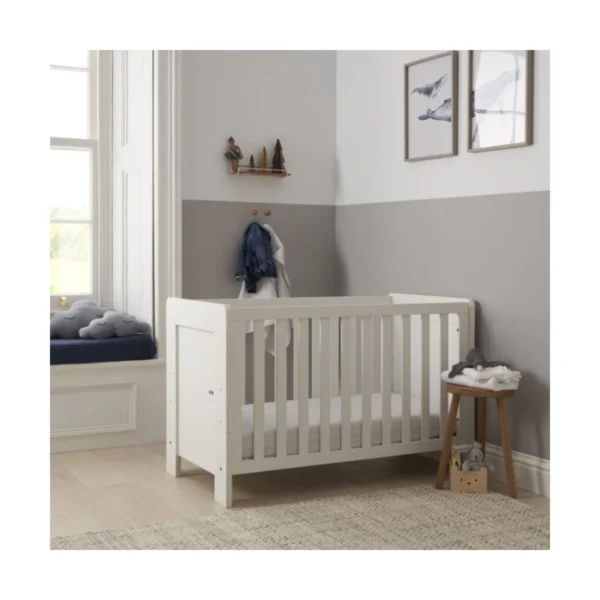 Tutti Bambini Alba Mini Cot Bed - Essentials White