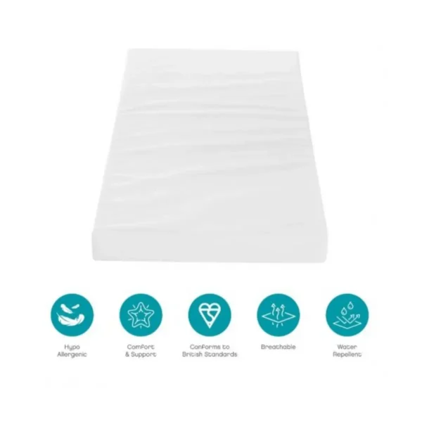 Tutti Bambini Eco Fibre Deluxe Cot Mattress (60cm x 120 cm)