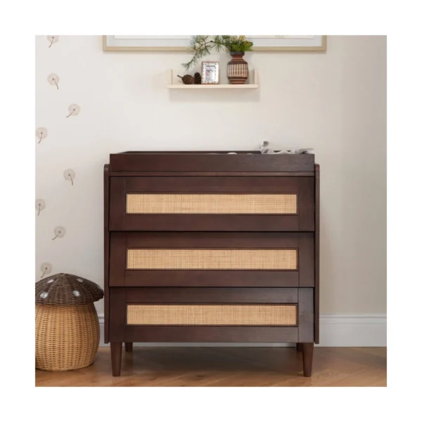 Tutti Bambini Japandi Chest Changer - Warm Walnut