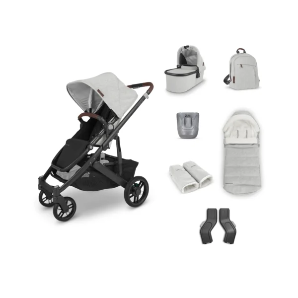 UPPAbaby Cruz V2 2in1 Pram System + 5 Piece Accessory Pack - Anthony