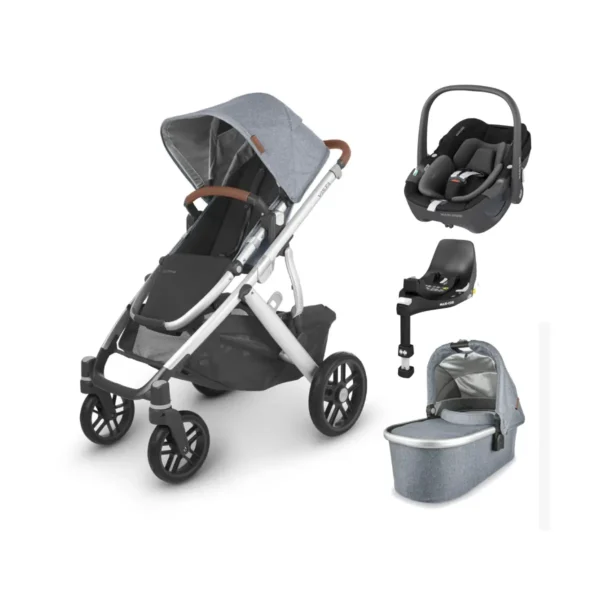 uppababy vista v2 3in1 maxi cosi travel system gregory 2023