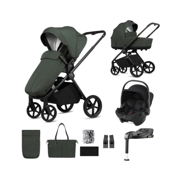 Venicci Claro 10 Piece Britax Baby-Safe i-Size Travel Bundle - Forest