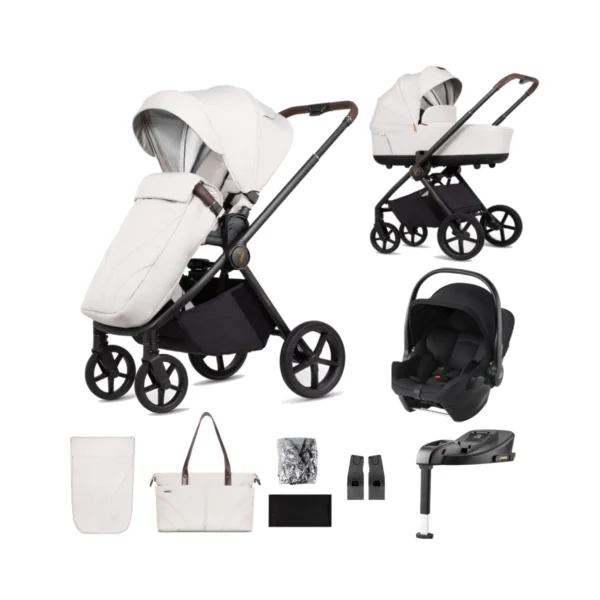 Venicci Claro 10 Piece Britax Baby-Safe i-Size Travel Bundle - Vanilla