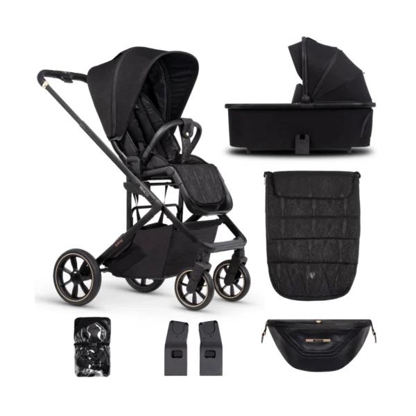 Venicci Empire 2in1 Pushchair Bundle - Ultra Black