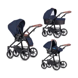 Venicci Gusto 2.0 3in1 Travel System - Azzurro/Black Gloss (CL)
