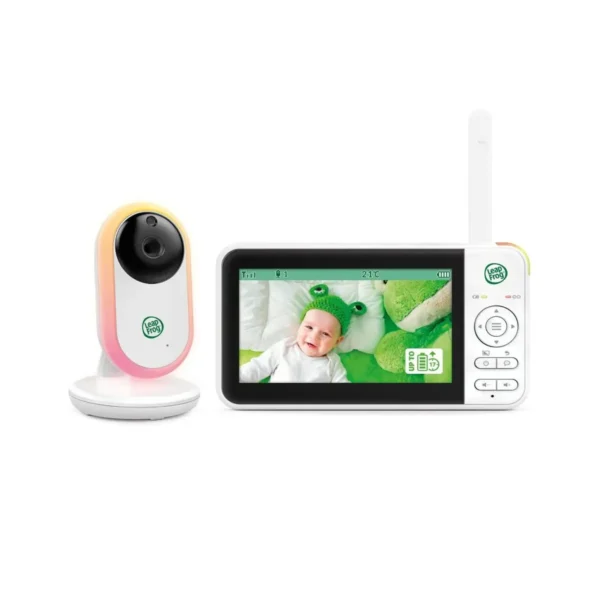 vtech leapfrog lf2415 5 video baby monitor with night light white